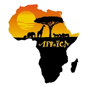 Afrika Aufkleber #02 (Stk.)