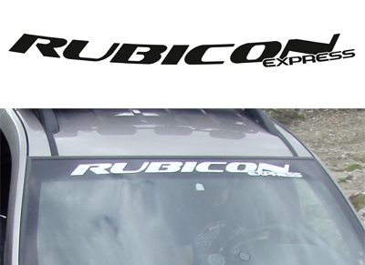 Rubicon Express Logo gebogen Aufkleber (Stk.)
