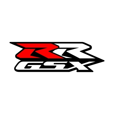 GSX-RR Logo dreifarbig Aufkleber (Stk.)