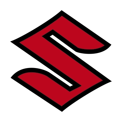 Suzuki Logo zweifarbig Aufkleber (Stk.)