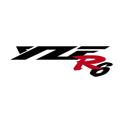 YZF R6 Logo zweifarbig Aufkleber (Stk.)
