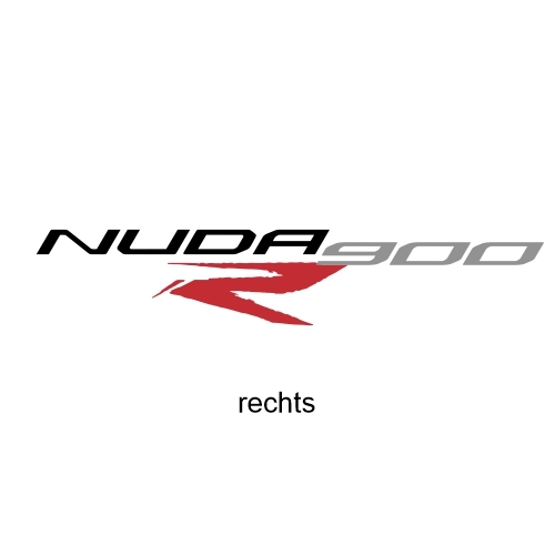 Nuda 900 R dreifarbig Aufkleber (Stk.)