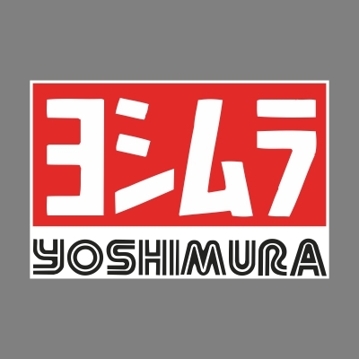 Yoshimura Logo mit Schrift Aufkleber (Stk.)