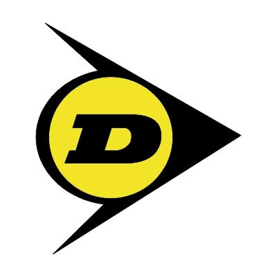 Dunlop Logo zweifarbig Aufkleber (Stk.)