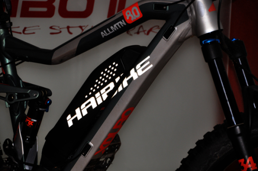 Haibike Schriftzug für Yamaha Akku / Rahmen ab 2014 (Set)
