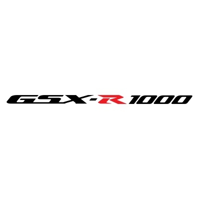 GSX-R 1000 Logo zweifarbig Aufkleber (Stk.)
