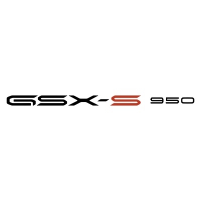 GSX-S 950 Logo zweifarbig Aufkleber (Stk.)