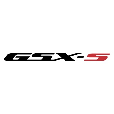 GSX-S #1 Logo zweifarbig Aufkleber (Stk.)