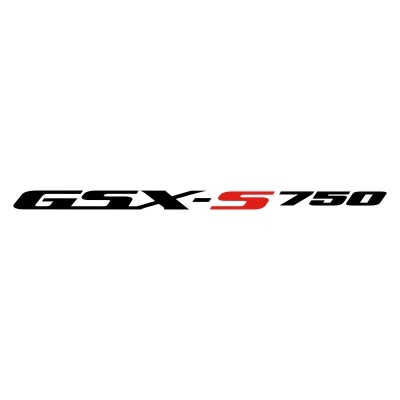 GSX-S 750 #1 Logo zweifarbig Aufkleber (Stk.)