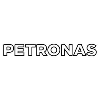 Petronas Kontur Schriftzug Aufkleber (Stk.)