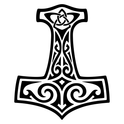 Mjölnir Symbol Aufkleber (Stk.)