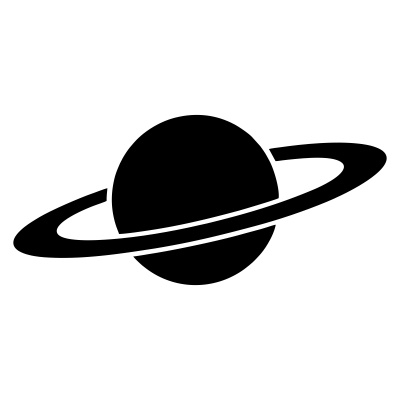 Saturn Planet Aufkleber (Stk.)