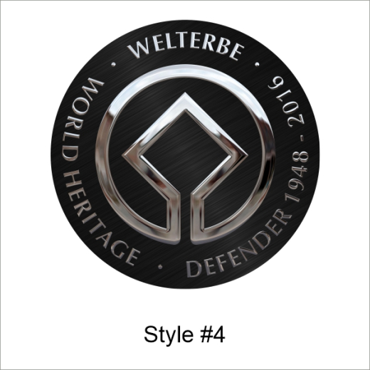 Weltkulturerbe Defender FUN Aufkleber matt (Stk.)