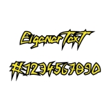 Namensschriftzug Style #2 Aufkleber (Stk.)