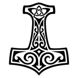 Mjölnir Symbol Aufkleber (Stk.)
