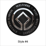 Weltkulturerbe Defender FUN Aufkleber matt (Stk.)