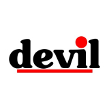 Devil Logo zweifarbig Aufkleber (Stk.)