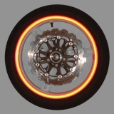 Felgenrandaufkleber Style 1 Classic reflektierende Farben