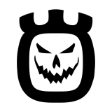 Husky Logo Halloween Aufkleber (Stk.)