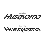 Husqvarna Schriftzug Tankflügel Aufkleber
