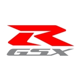 GSX-R Logo zweifarbig Aufkleber (Stk.)