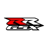 GSX-RR Logo dreifarbig Aufkleber (Stk.)