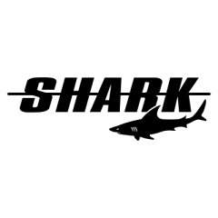 Shark Exhaust Logo Aufkleber (Stk.)