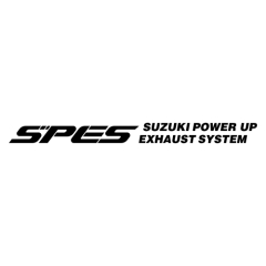 SPES Suzuki Power UP Exhaust System Aufkleber (Stk.)