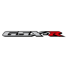GSX-R Schriftzug dreifarbig Aufkleber (Stk.)