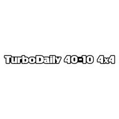 Turbo Daily 40-10 4x4 Kontur Aufkleber (Stk.)