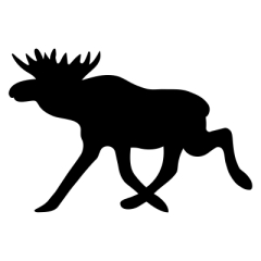 Elch Aufkleber Schweden (Stk.)