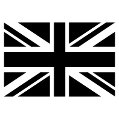 Union Jack einfarbig (Stk.)
