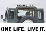 ONE LIFE. LIVE IT. Schriftzug (Stk.)