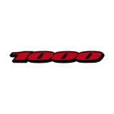 1000er Logo #2 GSX-R zweifarbig (Stk.)