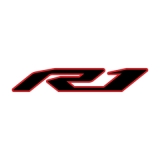 Yamaha R1 Logo #3 zweifarbig (Stk.)
