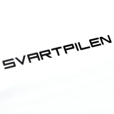 Svartpilen Schriftzug (Stk.)